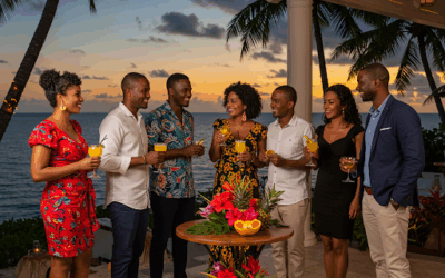 "Soirée d’entreprise Martinique cocktail West Indies Prod"